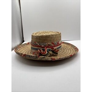 Vintage 1970's Budweiser Straw Hat(Medium)